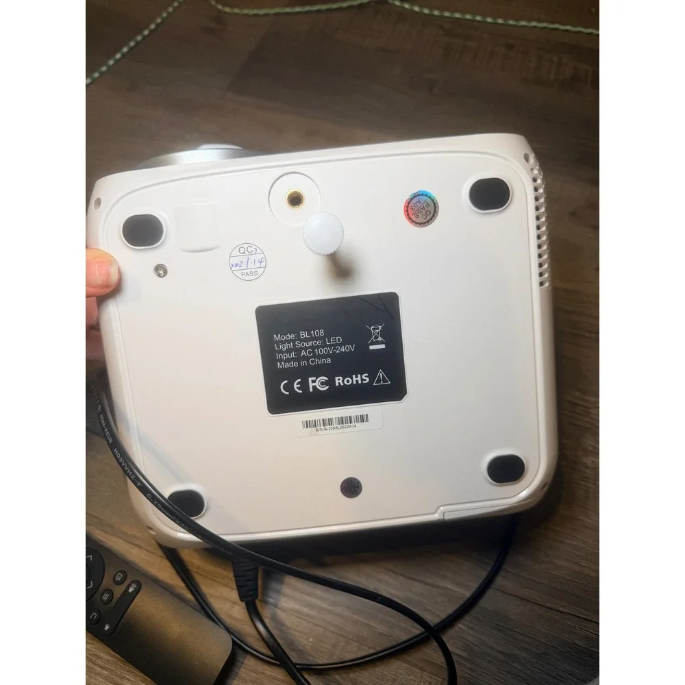 Mini LED Projector BL108 WiFi Screen Mirror HDMI USB w Remote